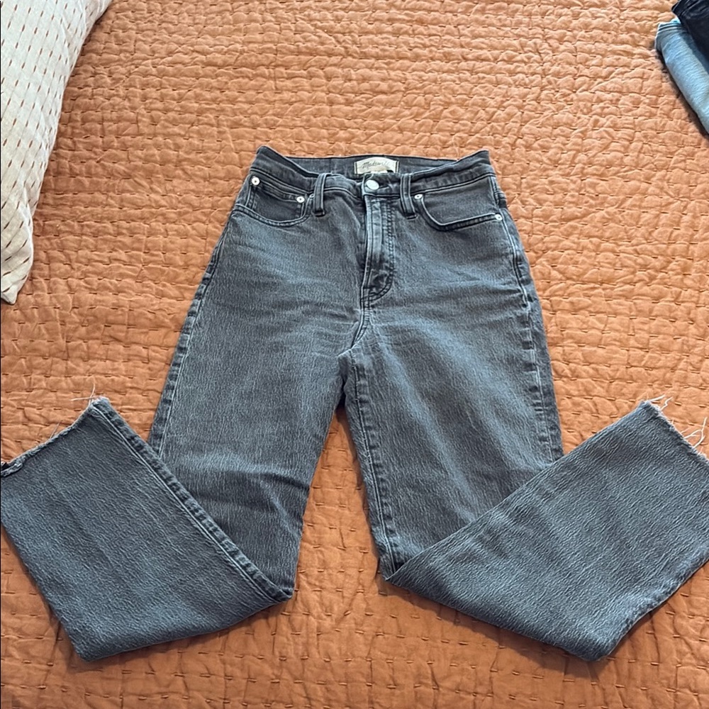 Madewell black Straight Leg Jeans